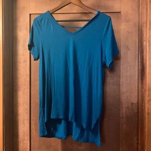 Papermoon Strappy V Back Oversize Tee